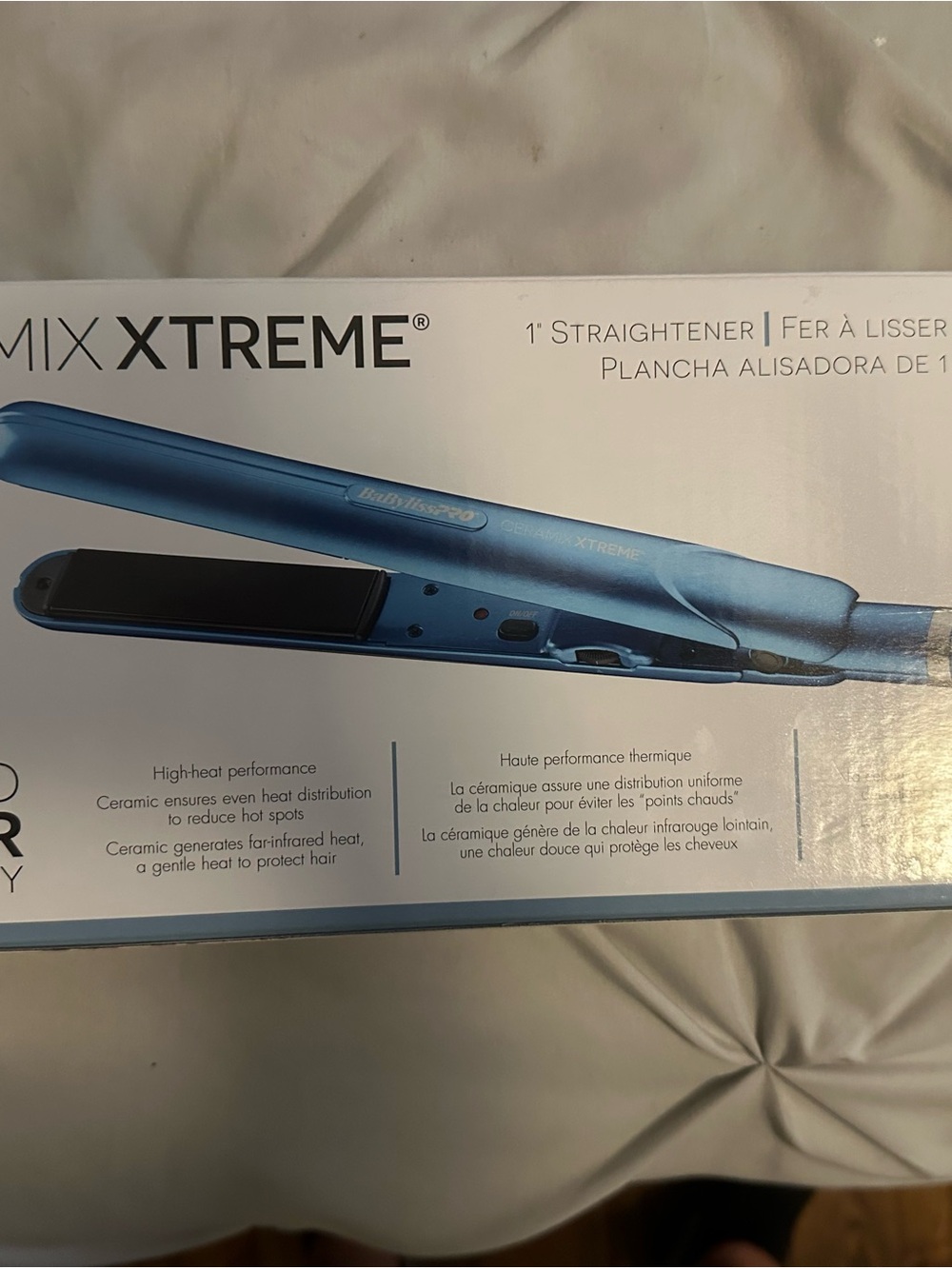 BaByliss Blue 1" Ceramic Hair Straightener